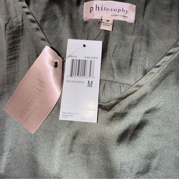 Philosophy Gray Polyester Top - Picture 6 of 8